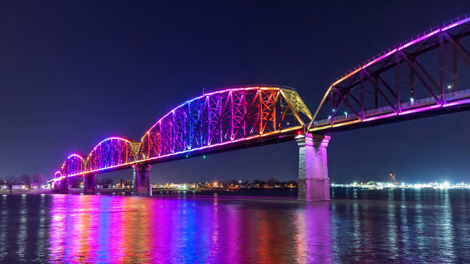 Big Four Bridge in Louisville, Kentucky