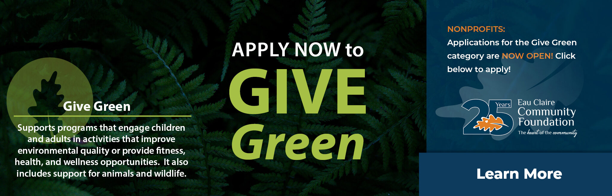 Give Green Grant Application Open